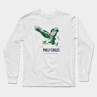 Philly Eagles (White font) - Philadelphia Eagles Long Sleeve T-Shirt